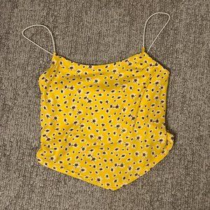 NEW WITH TAGS Gaze Yellow Women's Tank Size Small